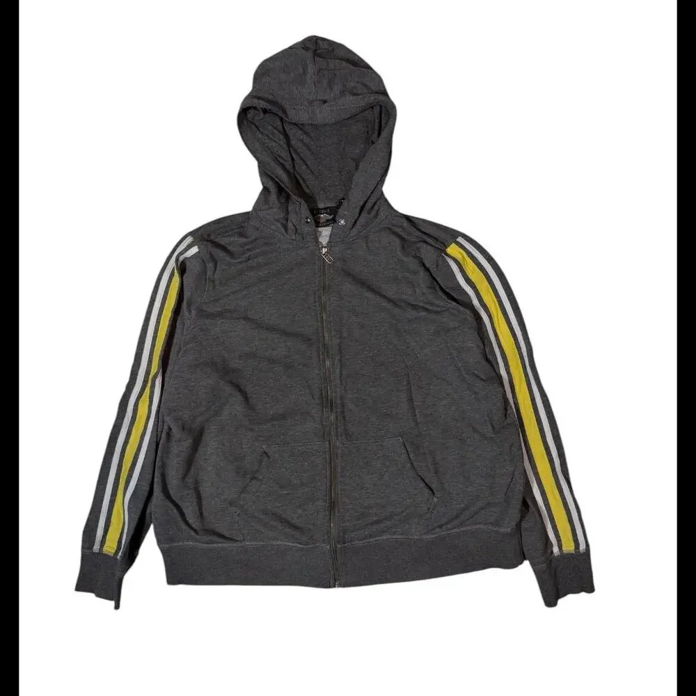 Harley davidson grey zip‎ up